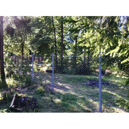 Забор из сетки рабица